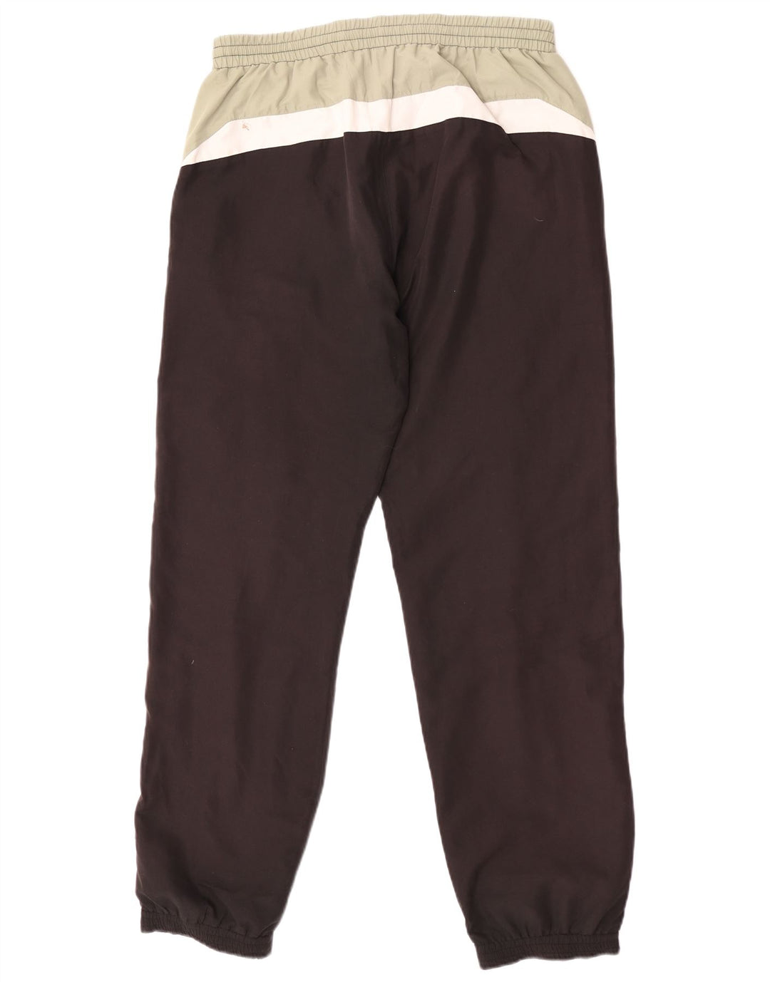 Kappa Mens Tracksuit Trousers Joggers Large Black Colourblock Polyester