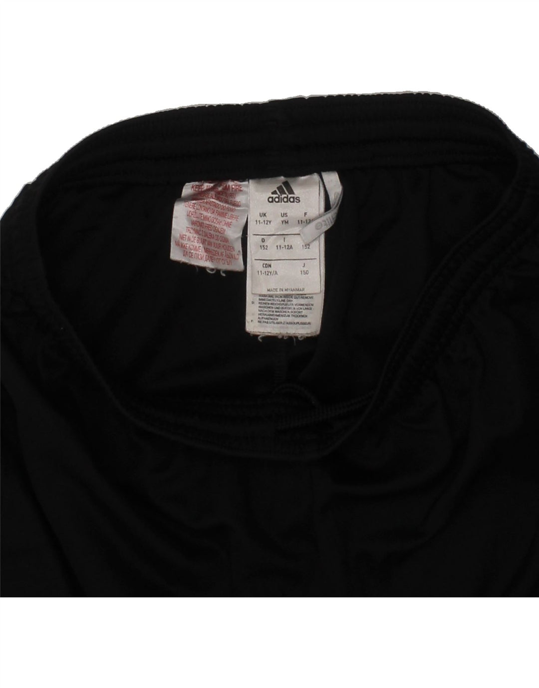 ADIDAS Boys Climalite Sport Shorts 11-12 Years  Black Polyester Vintage Adidas and Second-Hand Adidas from Messina Hembry 