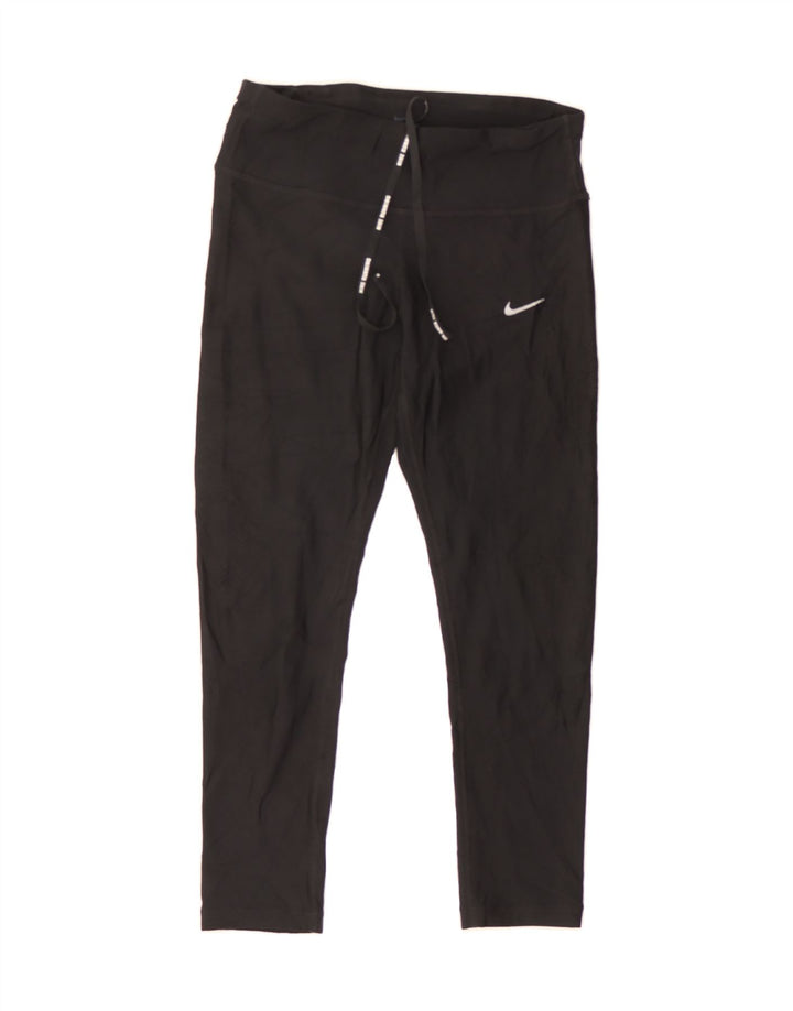 NIKE Womens Dri Fit Leggings UK 8 Small  Black Polyester Vintage Nike and Second-Hand Nike from Messina Hembry 