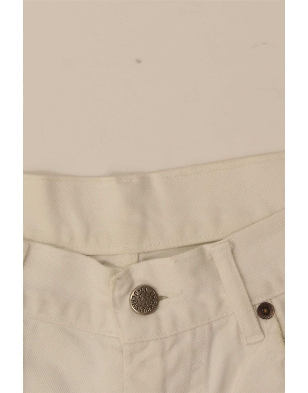 Vintage Womens Straight Jeans W30 L29 White