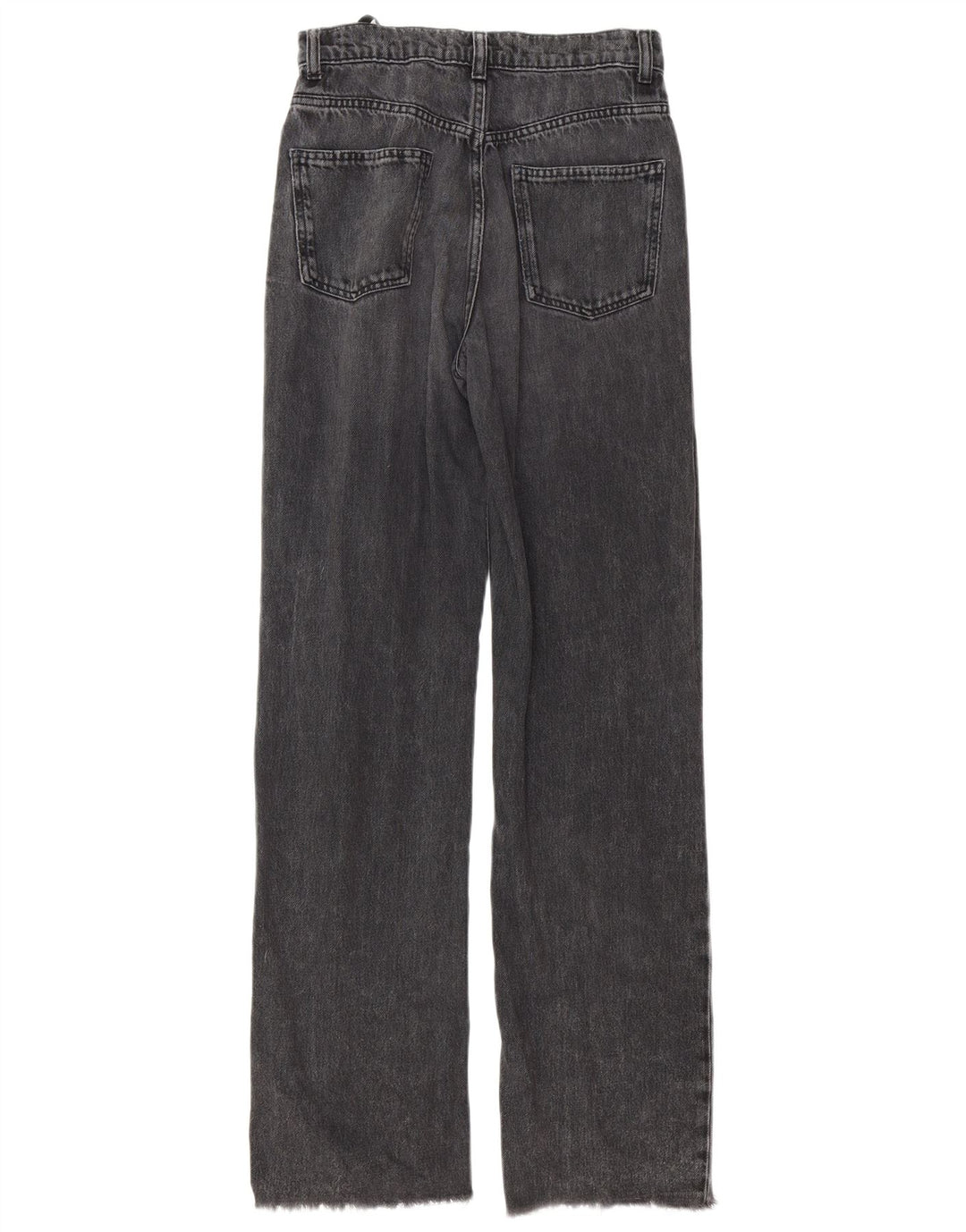 Zara Womens Straight Jeans EU 36 Small W26 L33 Grey Cotton