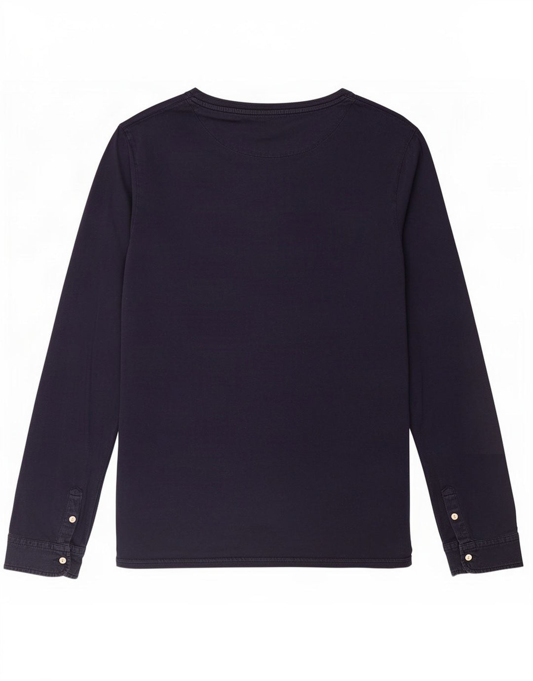 Scotch & Soda Haut à Manches Longues Homme Bleu Marine Large Coton