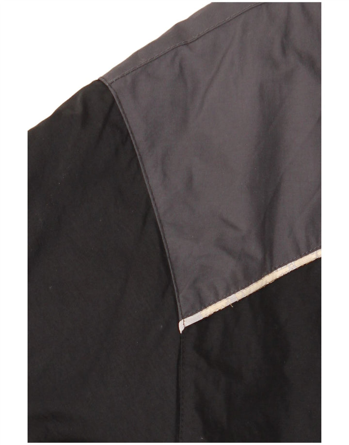 Nike Boys Windbreaker Jacket 13-14 Years XL Black Colourblock Nylon
