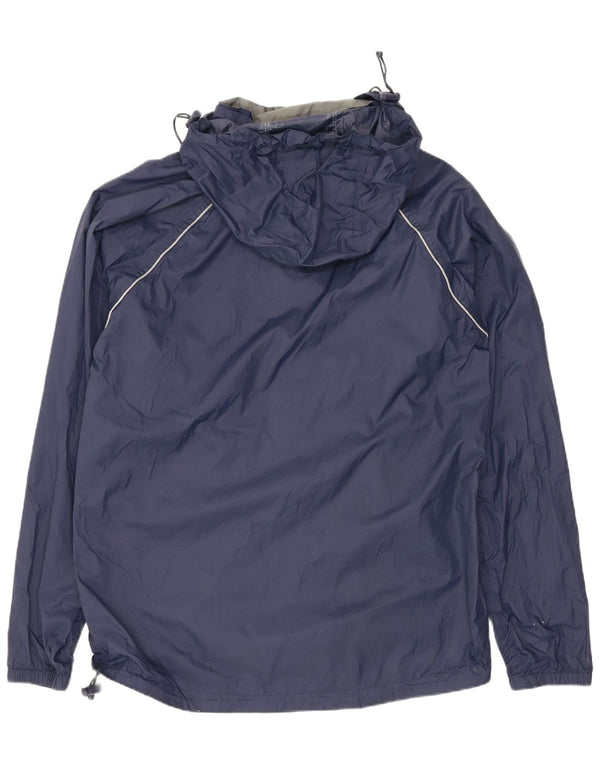 Mountain Warehouse Chaqueta impermeable holgada con capucha para hombre UK 34 XS Azul marino