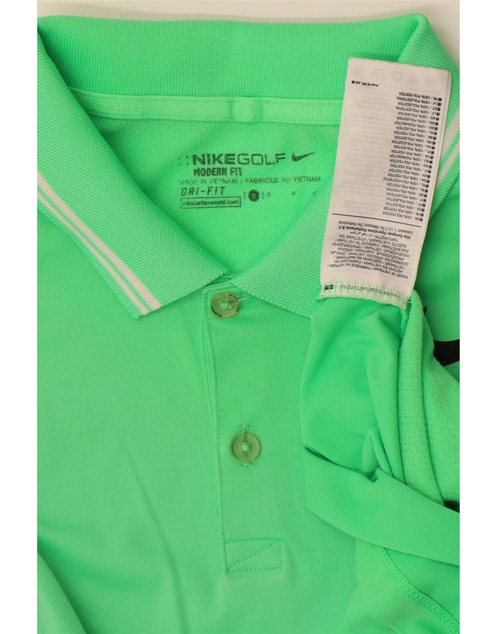 Nike Polo Shirt til mænd Lille grøn polyester Sports