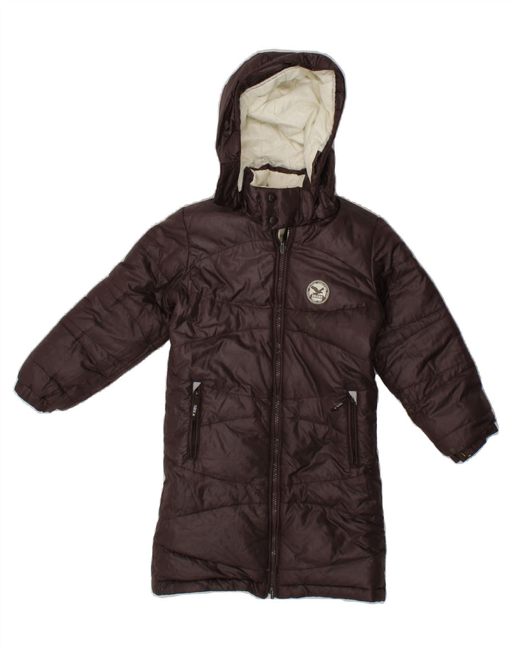 SALEWA Girls Hooded Reversible Padded Coat 3-4 Years White Polyamide Vintage SALEWA and Second-Hand SALEWA from Messina Hembry 