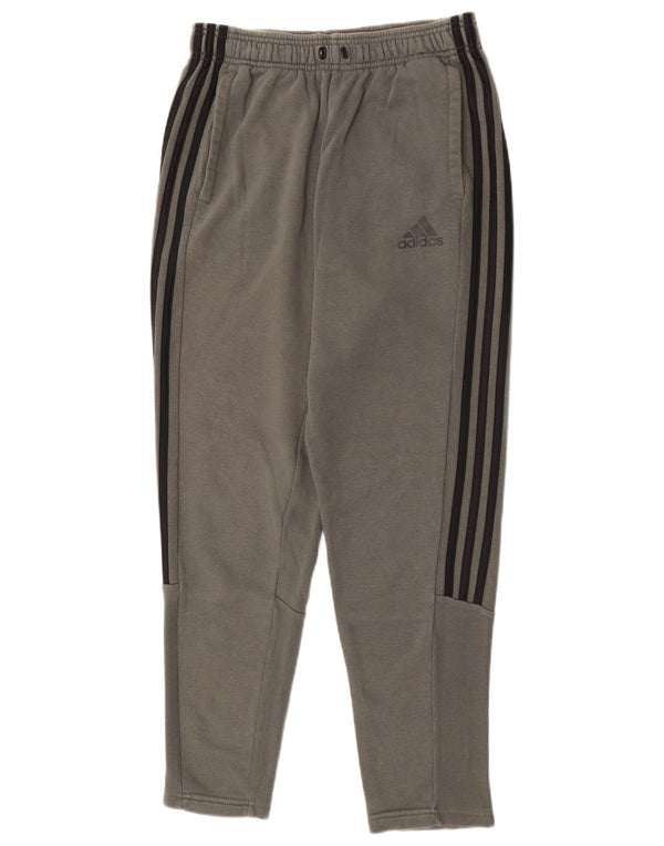 Adidas Træningsdragtsbukser til mænd mellemgrå bomuld