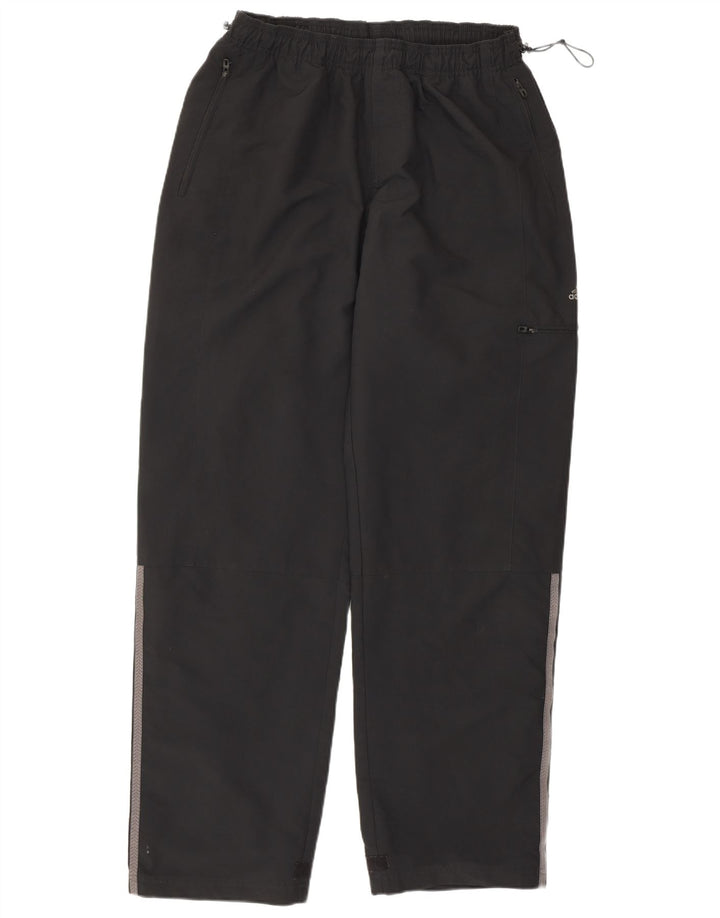 Adidas Mens Tracksuit Trousers Large Black Polyester Sports