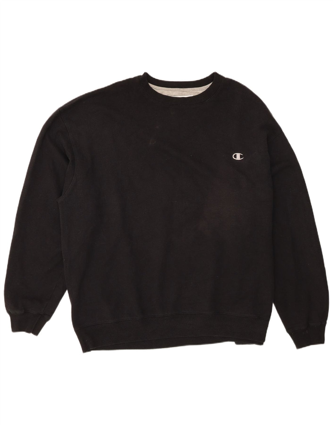Champion Mens Sweatshirt Jumper 3XL Black Cotton