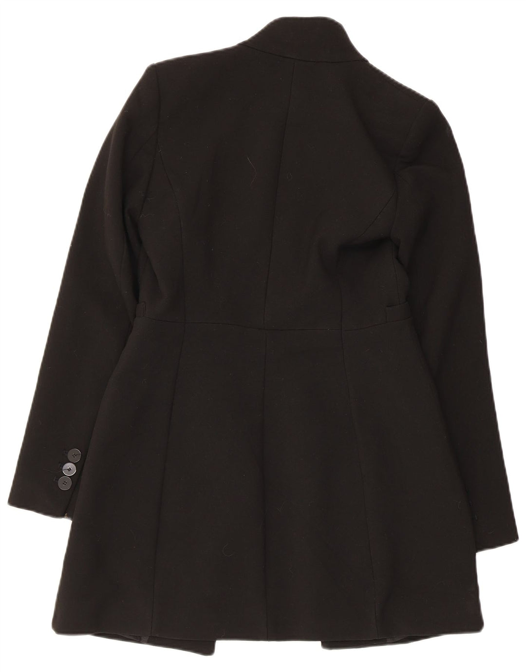 Soprabito aperto da donna Zara UK 6 XS poliestere nero