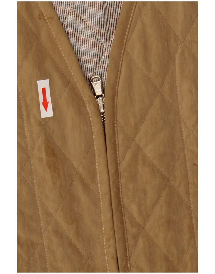 Allegri Dame Quilted Gilet UK 14 Medium Beige
