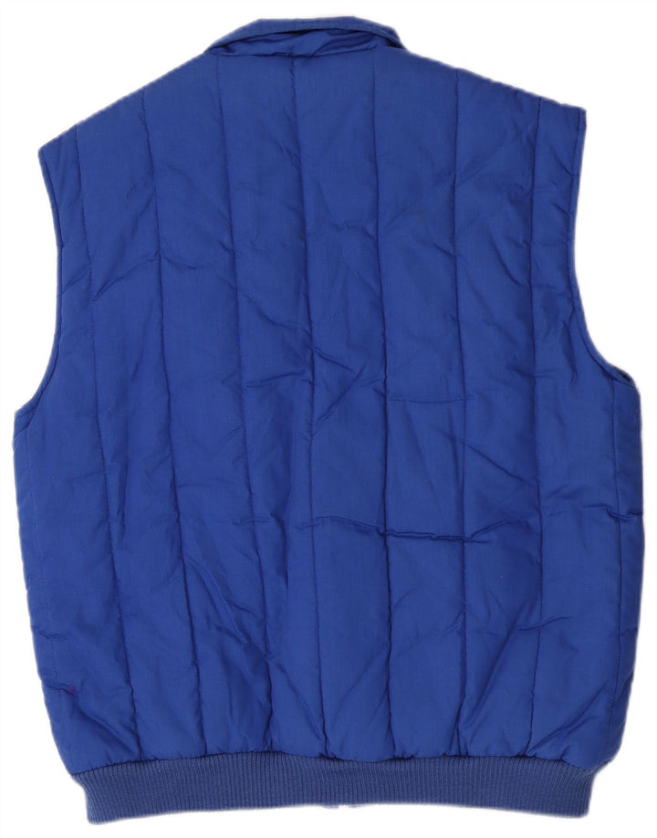 Life Line Wattierte Herrenweste UK 40, Größe L, Blau, Polyester