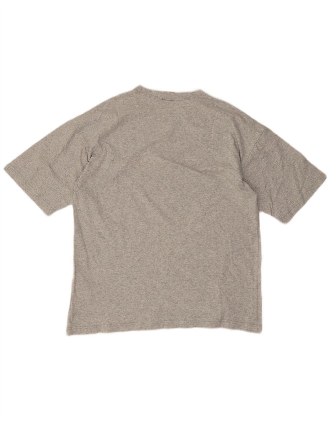 T-shirt grafica da uomo Champion Top grande in cotone grigio