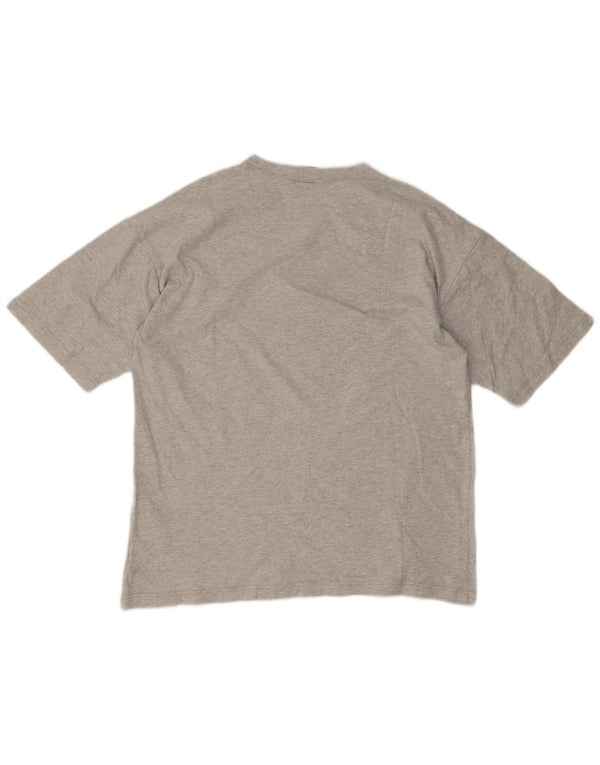 Champion Camiseta Gráfica Para Hombre Top Grande De Algodón Gris