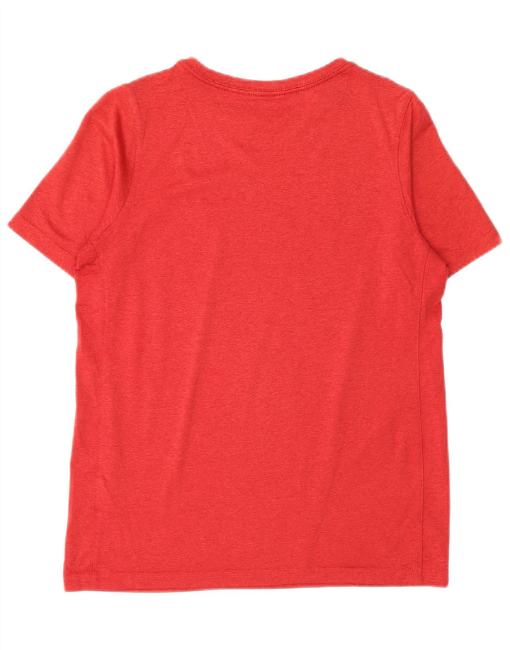 Nike Boys Dri Fit Graphic T-Shirt Top 12-13 Years Large Red Polyester