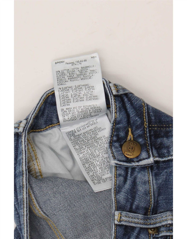 Lee Womens Breese Flared Jeans W29 L29 Azul Algodão