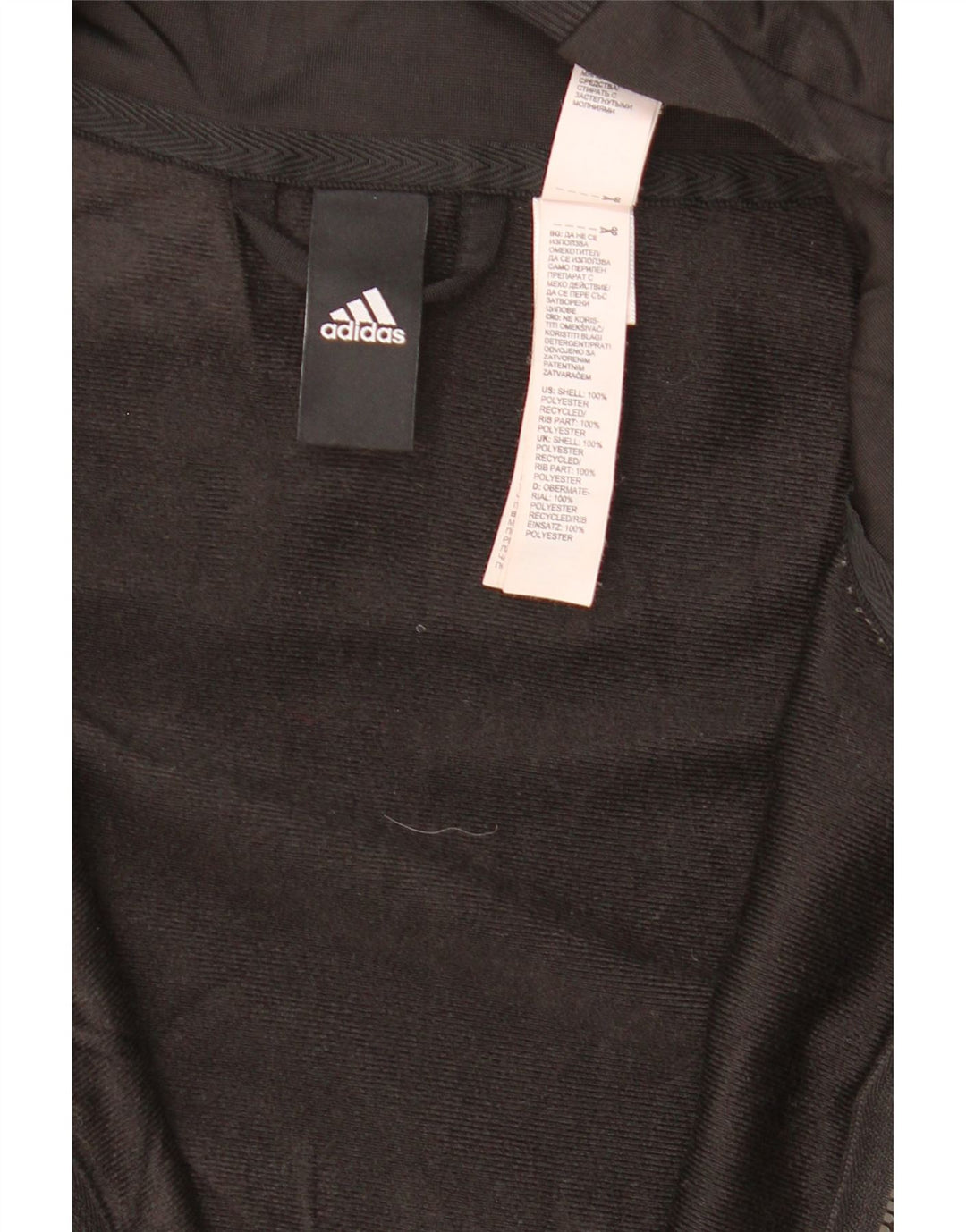 ADIDAS Træningsdragt til mænd Topjakke Medium Sort Polyester