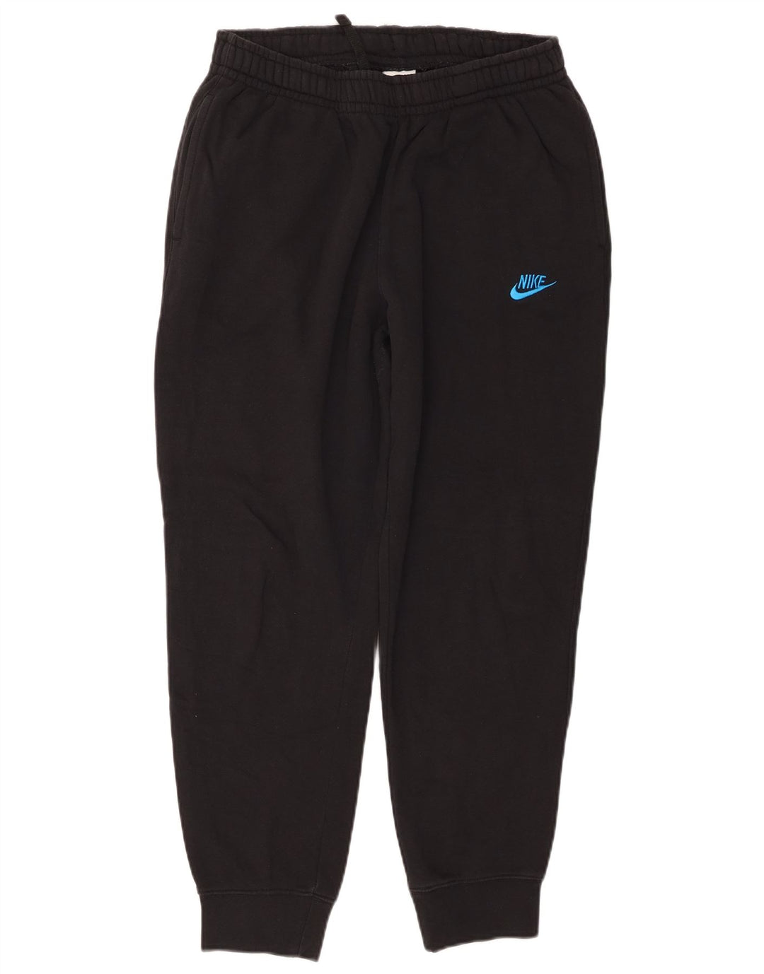 Nike Mens Tracksuit Trousers Joggers Medium Black Cotton