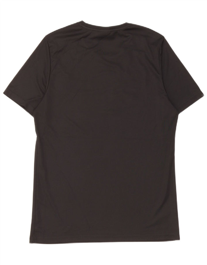 Reebok T-Shirt Graphique Homme Noir Moyen Polyester