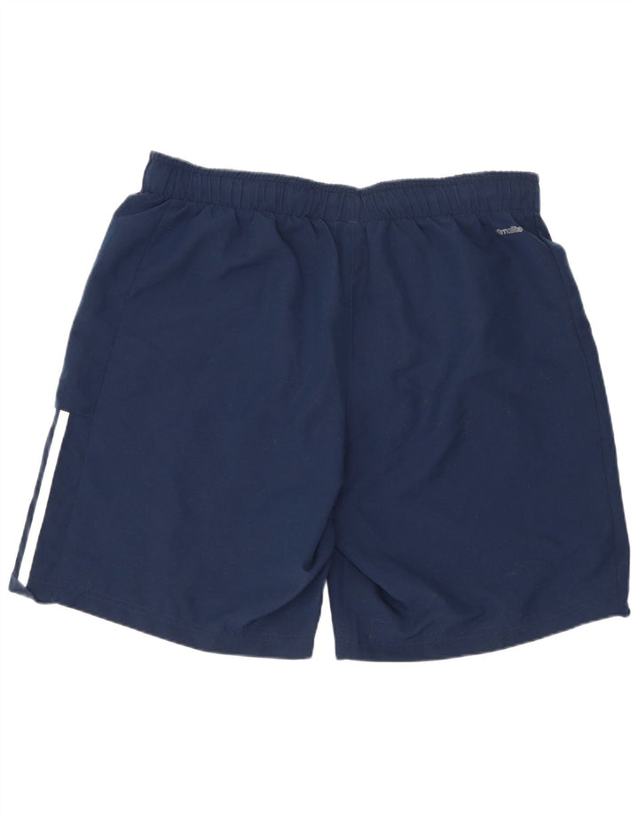 Adidas Mens Regular Sport Shorts Large Navy Blue Polyester Sports