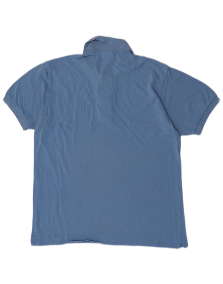 Lacoste Mens Polo Shirt Size 3 Small Blue Cotton