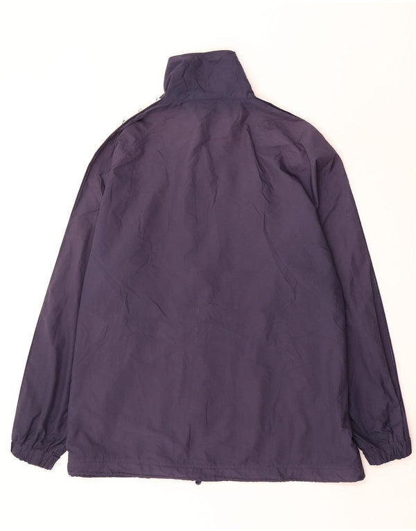 Giacca antipioggia da uomo Kappa UK 42 XL Poliestere color block blu navy