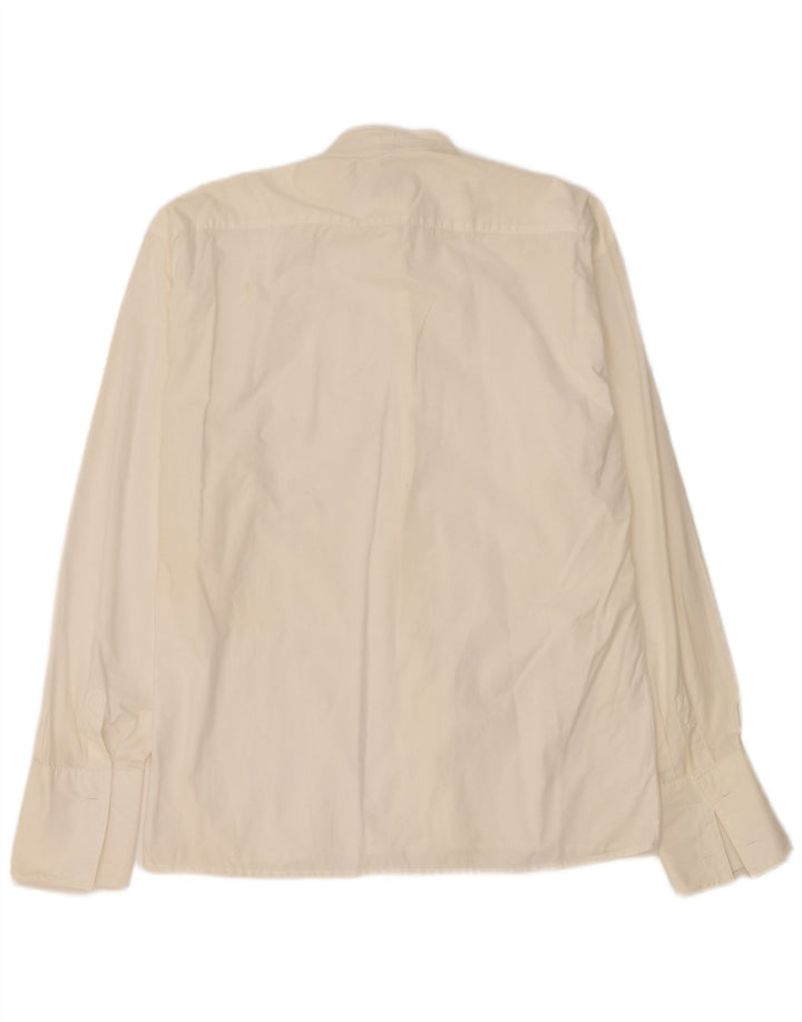 VALENTINO Mens Formal Shirt Size 44 17 1/2 XL White