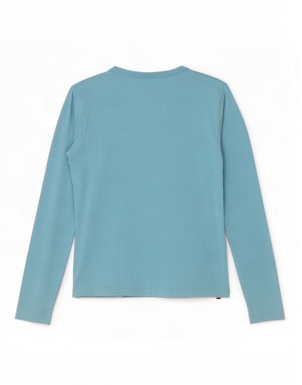 Maglietta Levi's da ragazzo a maniche lunghe 10-11 anni blu medio