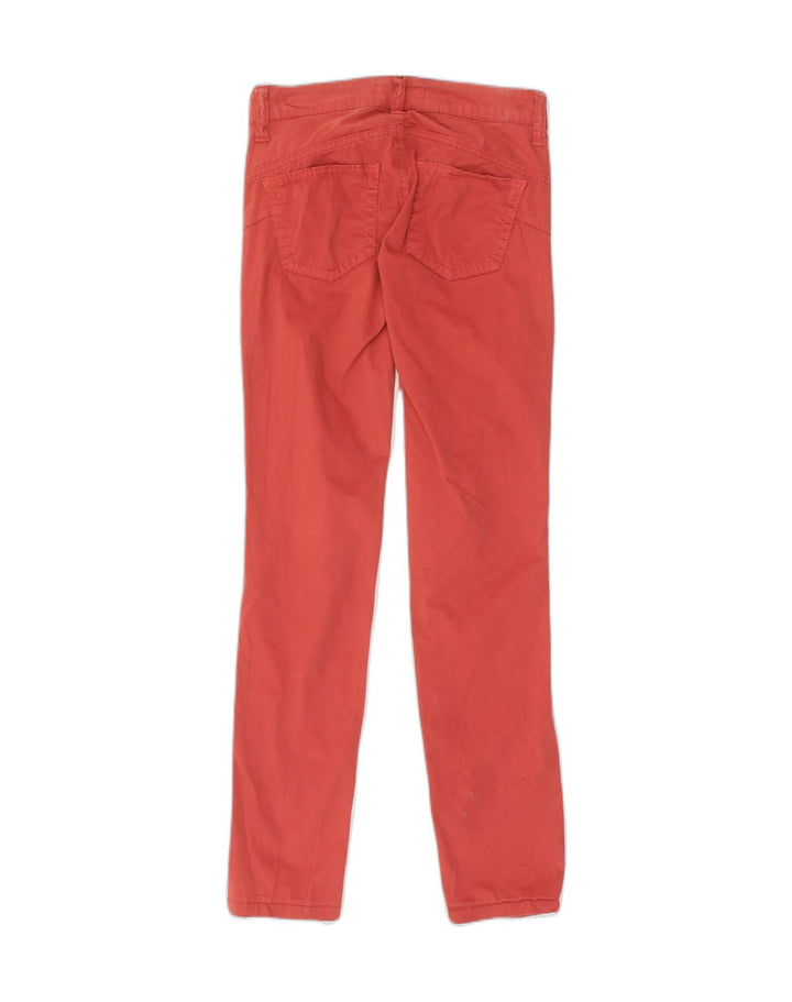 LIU JO Womens Skinny Casual Trousers W26 L29  Red Cotton | Vintage Liu Jo | Thrift | Second-Hand Liu Jo | Used Clothing | Messina Hembry 