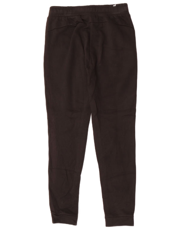 Pantaloni de trening Puma pentru bărbați Joggeri, bumbac mediu negru