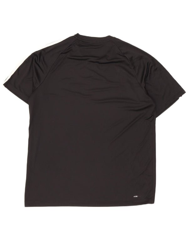 Adidas T-Shirt Homme Haut Large Noir Polyester Sports