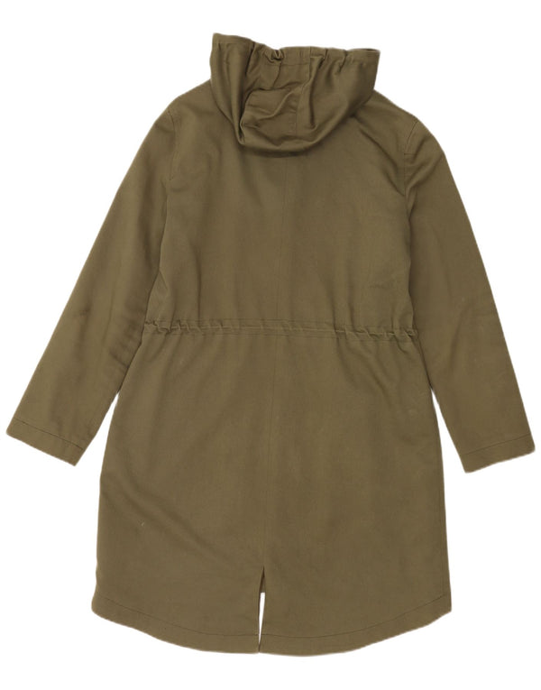Giacca parka oversize con cappuccio da donna Reiss UK 8 piccola in cotone kaki