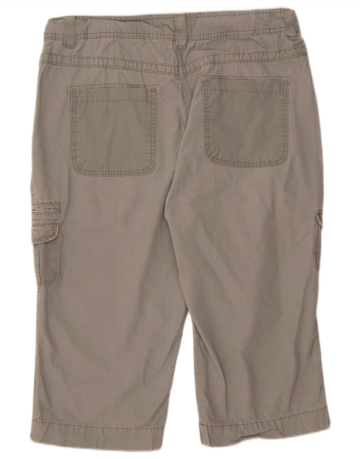 Lee Womens Raiders Cargo Shorts US 16 2XL W34 Grå Bomuld