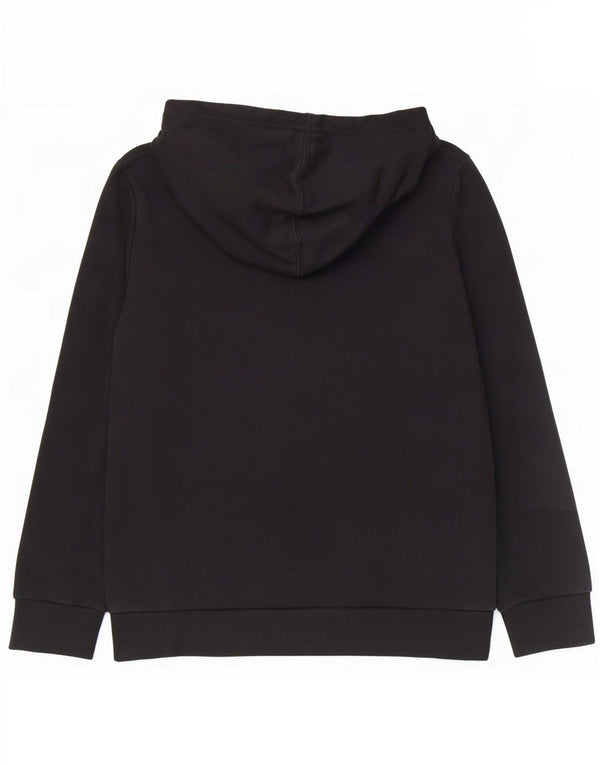 Maglione con cappuccio grafico da ragazzo Champion 11-12 anni grande in cotone nero