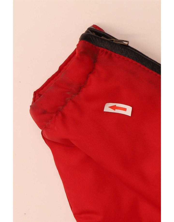 Vintage Mens Bomber Jacket UK 42 XL Red Colourblock Polyamide