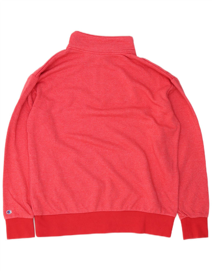 Champion Herre Ohio State Buckeyes Grafisk Sweatshirt Jumper Large Rød