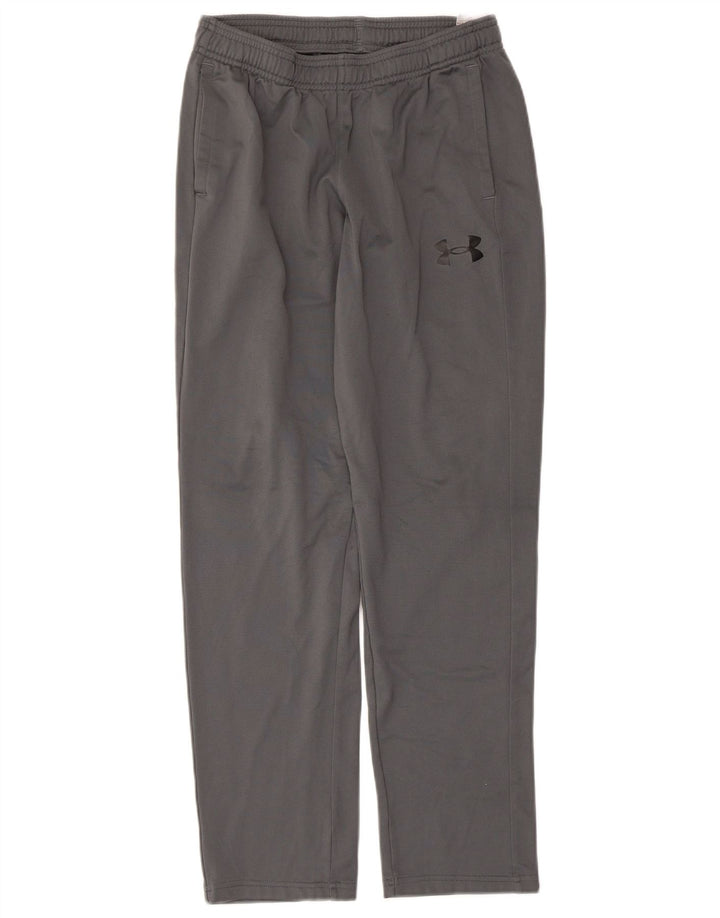 Under Armour Boys Graphic Tracksuit Trousers 11-12 Years Large Grey