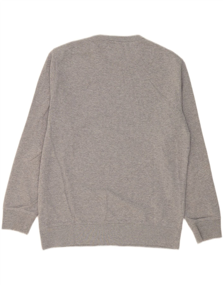 LEVI'S Mens Graphic Sweatshirt Jumper Medium Grey Cotton Vintage Levi's and Second-Hand Levi's from Messina Hembry 