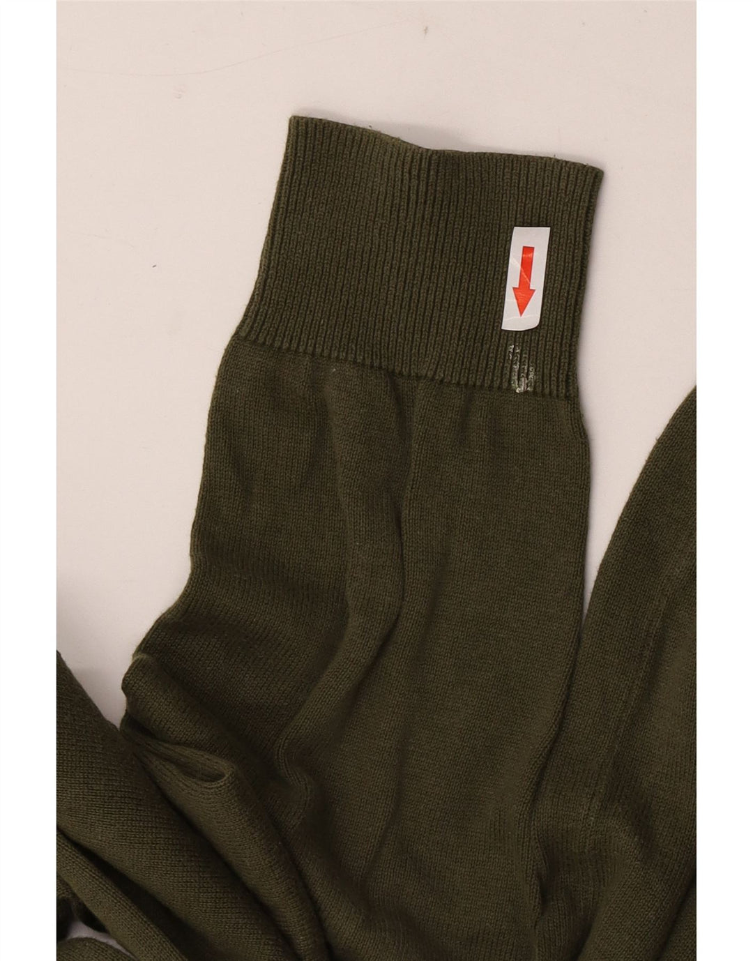 Crew Clothing Mens Neck Jumper Sweater Medium Khaki Cotton