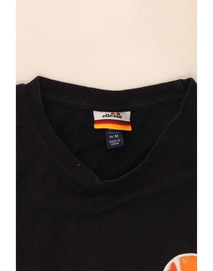 Ellesse T-Shirt Top Homme Noir Moyen