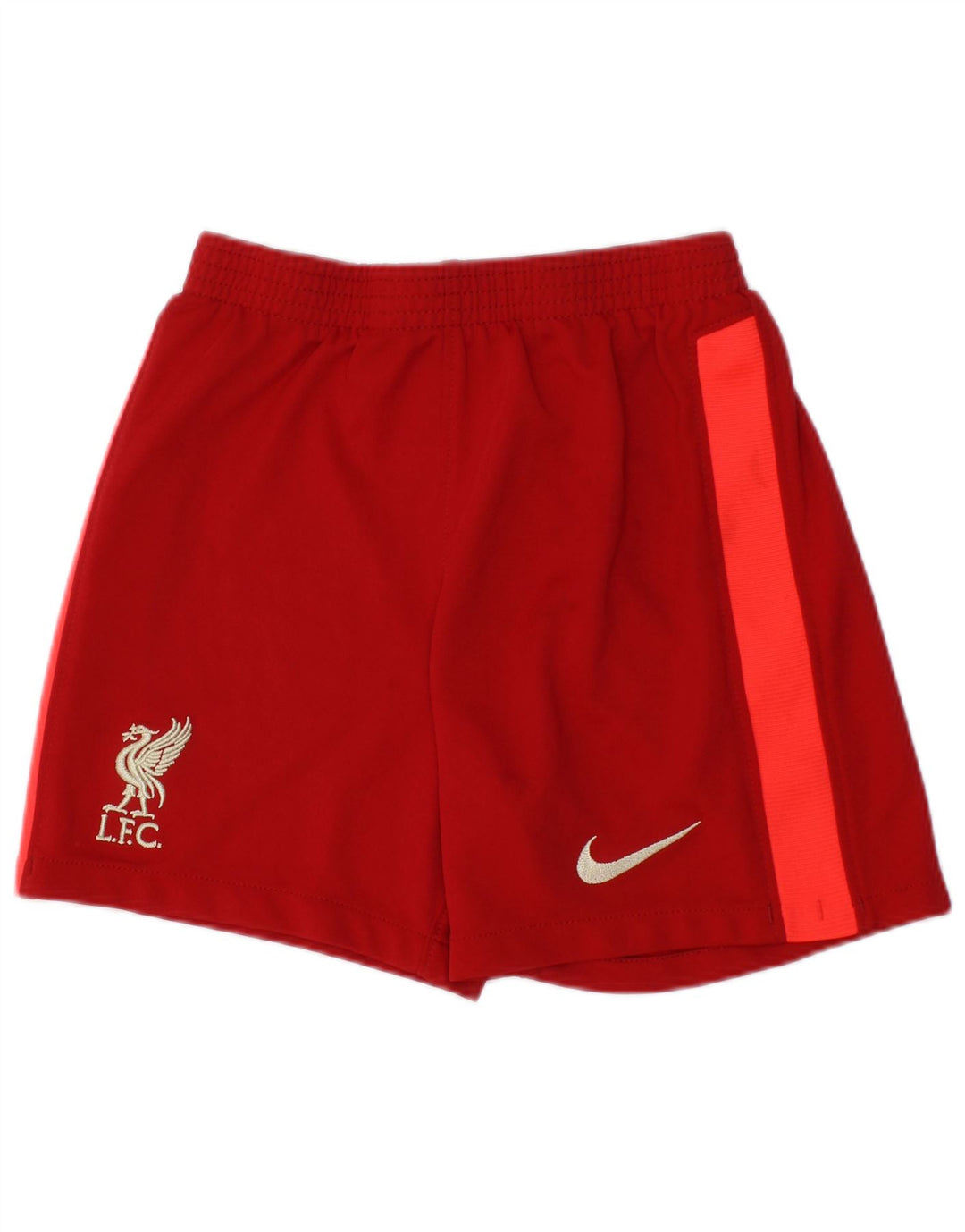 Nike Boys Liverpool Sports Shorts 7-8 år Medium Rød Colourblock Polyester