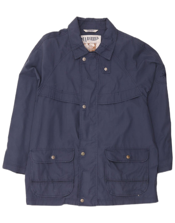 Sea Barrier Mens Utility Jacket UK 40 Large Navy Blue
