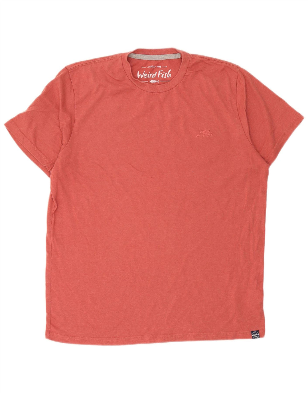 Weird Fish T-Shirt Homme Haut Grand Coton Rose