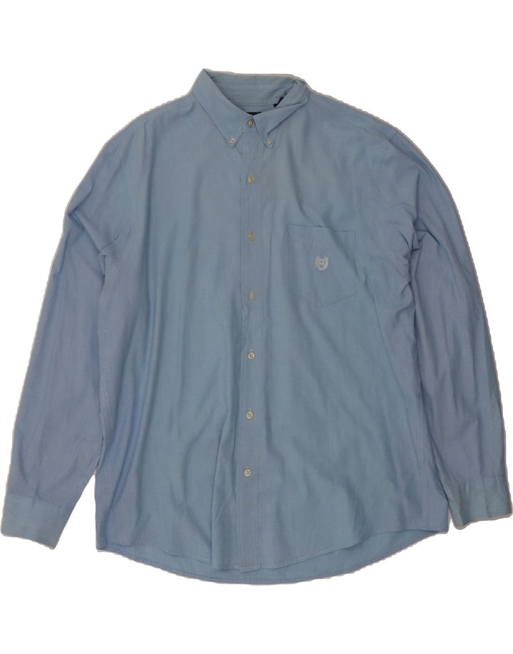 CHAPS Mens Shirt XL Blue Cotton Vintage Chaps and Second-Hand Chaps from Messina Hembry 