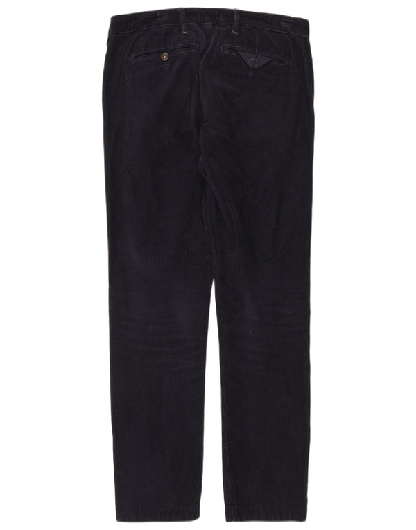 Ted Baker Womens Slim Corduroy Trousers W32 L31 Navy Blue