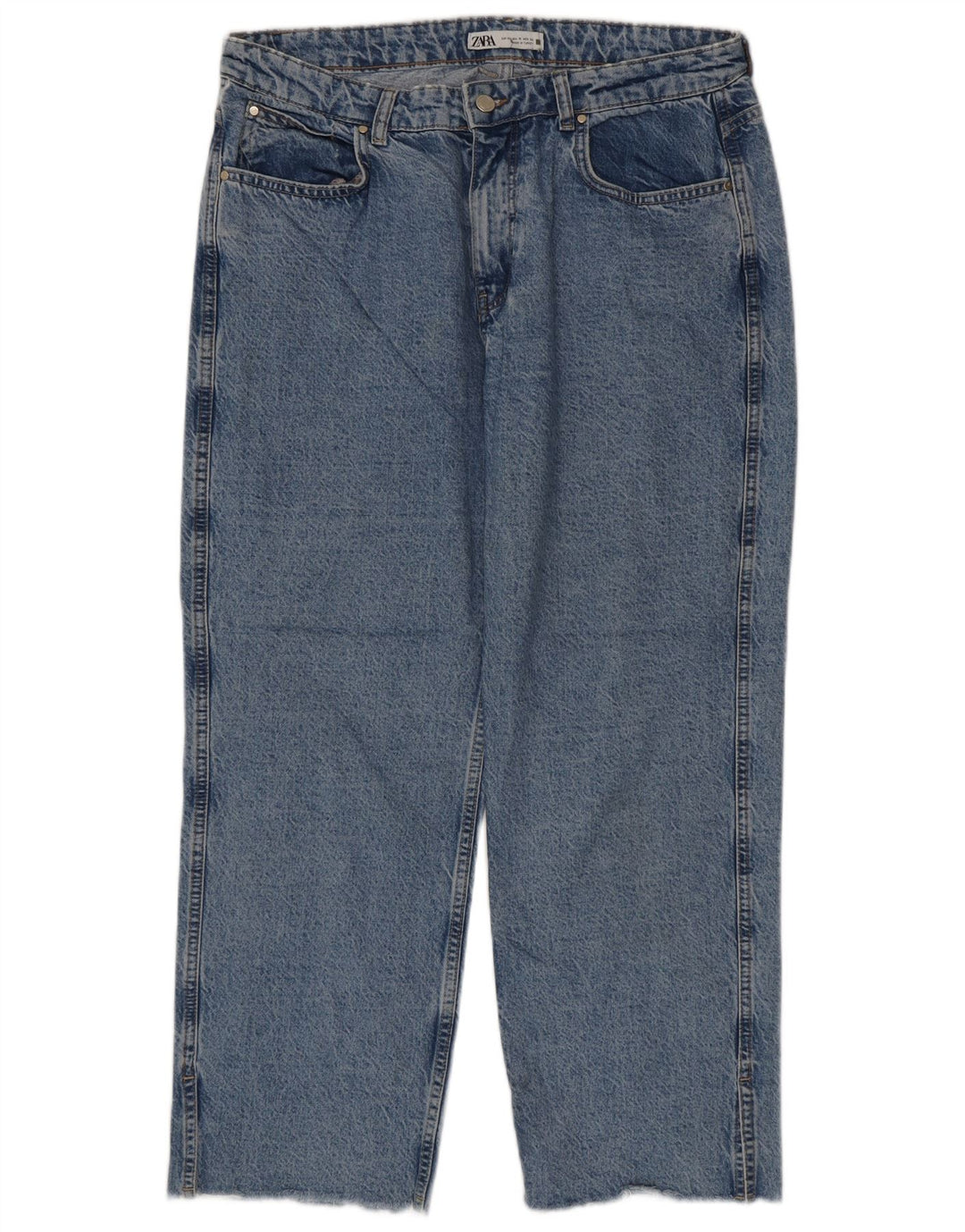 ZARA Womens Loose Jeans EU 42 Large W32 L27 Blue