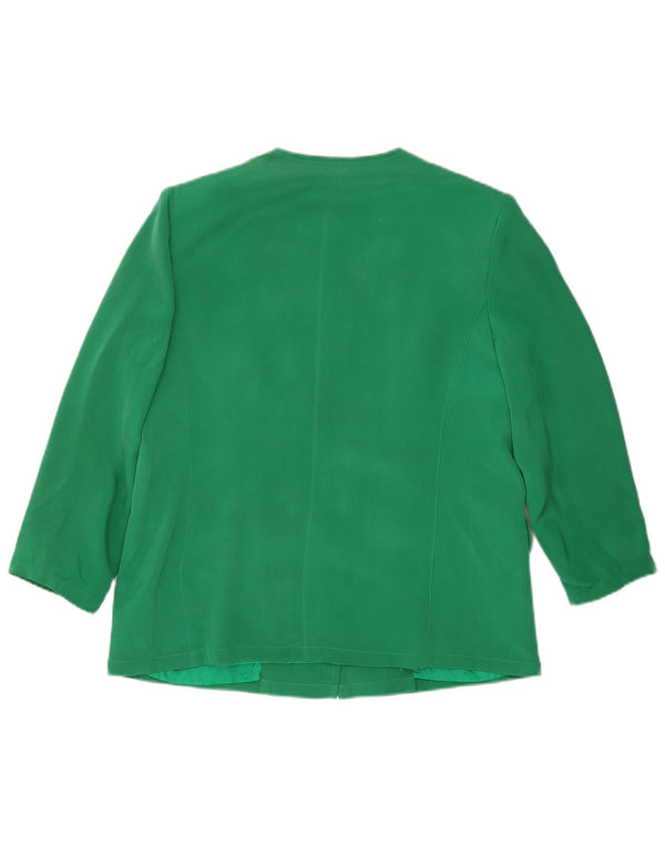 Mariella Burani Γυναικείο σακάκι 5 κουμπιών 3/4 μανίκι blazer UK 18 μεγάλο πράσινο