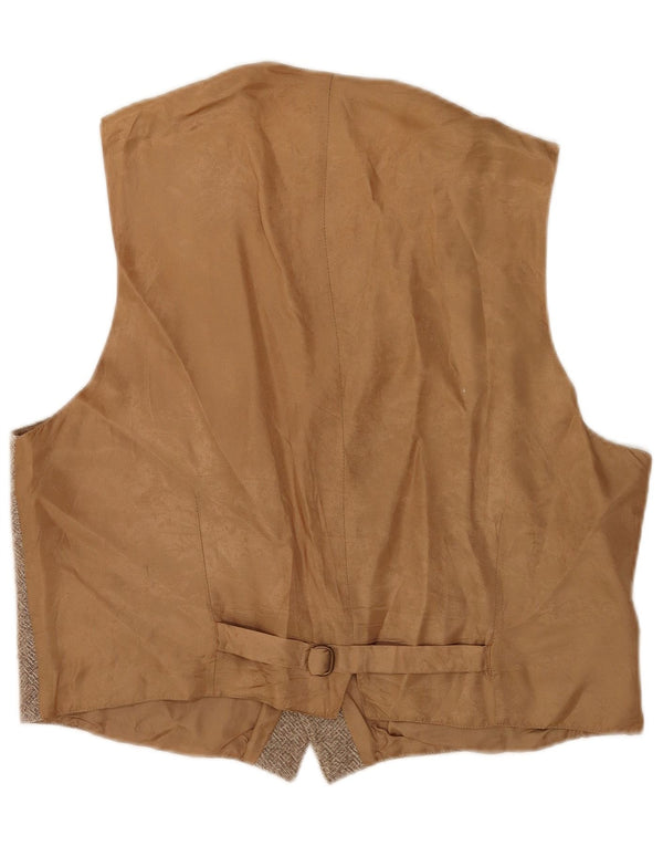 Porto Di Panama Herrenweste IT 54 XL Braune Wolle