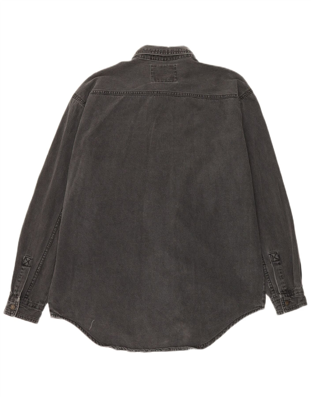 Levi's Mens Denim Shirt Medium Grey Cotton