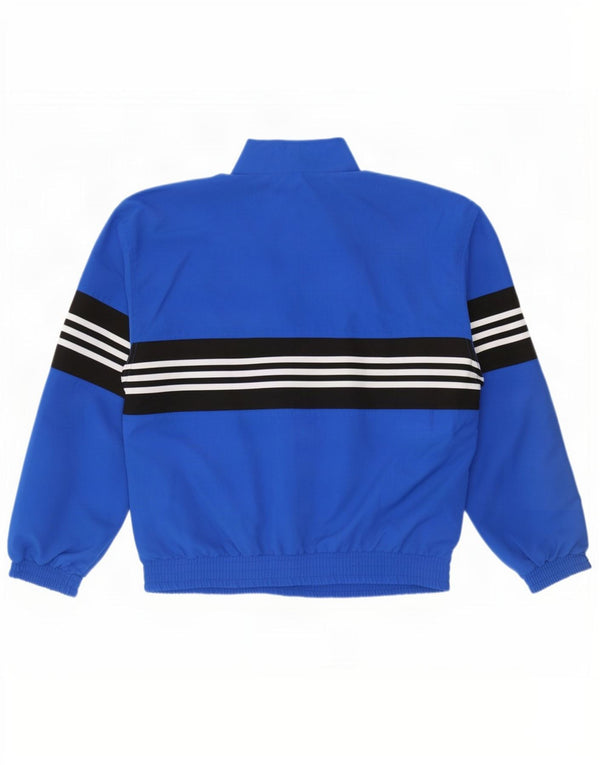 Adidas Mens Tracksuit Top Jacket UK 36/38 Small Blue
